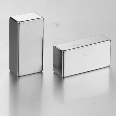 Καλή τιμή Φραγμός 40X40X20mm N52 ασημένιο χρώμα μαγνητών νεοδύμιου μόνιμο σε απευθείας σύνδεση